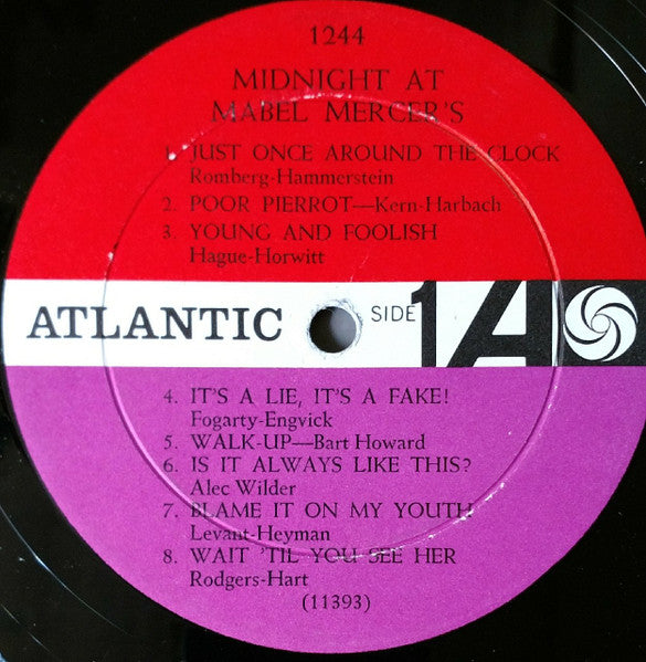 Mabel Mercer - Midnight At Mabel Mercer's - LP 3