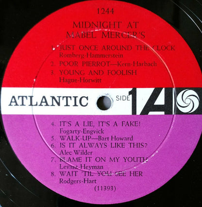 Mabel Mercer - Midnight At Mabel Mercer's - LP 3