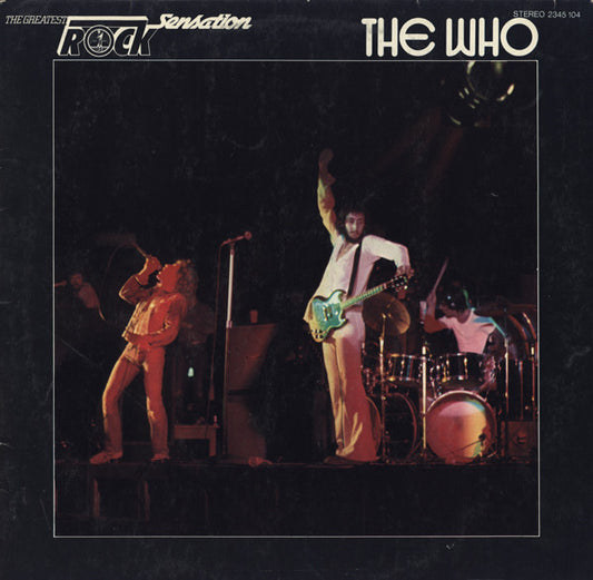 The Who - The Greatest Rock Sensation - VINTAGE vinyl record for sale