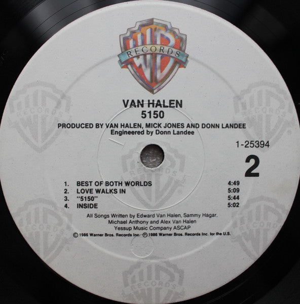 Van Halen - 5150 - LP 4