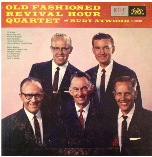 Old Fashioned Revival Hour Quartet - With Rudy Atwood at the Piano - VINTAGE vinyl record for sale