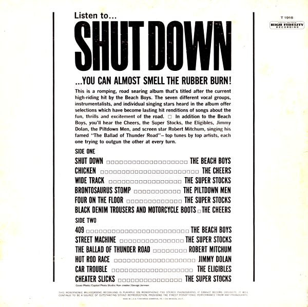 Various - Shut Down - Vinyl, LP, Compilation, Mono 2