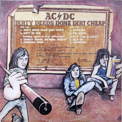 AC/DC - Dirty Deeds Done Dirt Cheap - LP 2