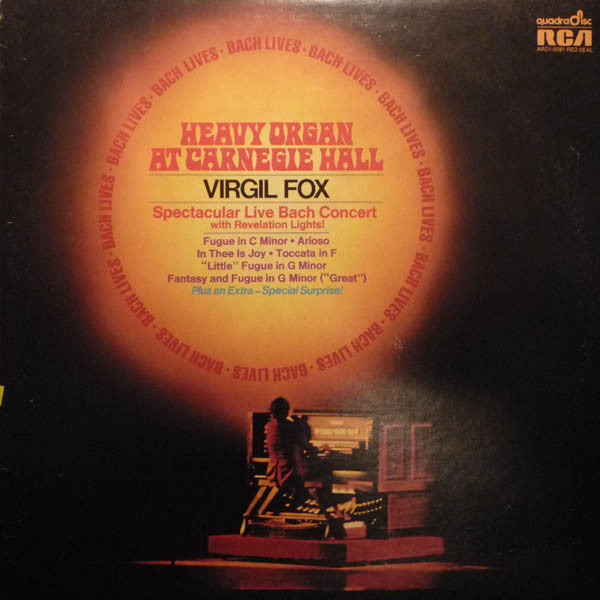 Virgil Fox - Heavy Organ at Carnegie Hall - VINTAGE vinyl record for sale