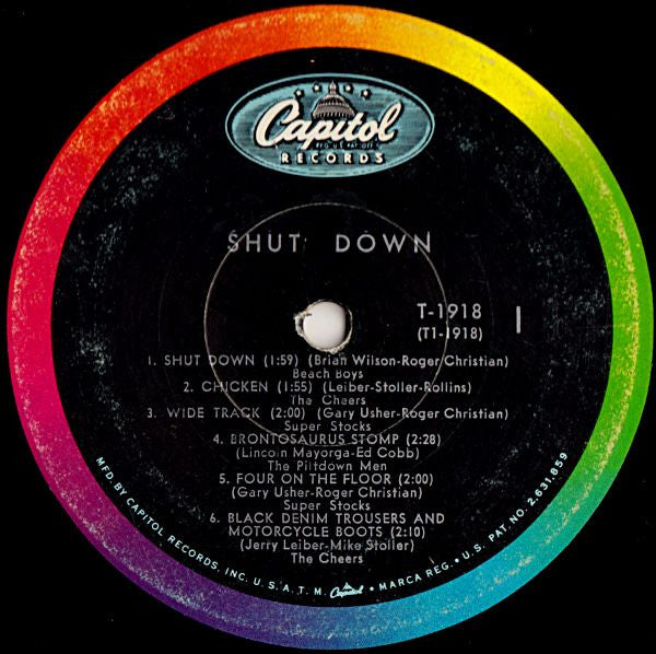 Various - Shut Down - Vinyl, LP, Compilation, Mono 3