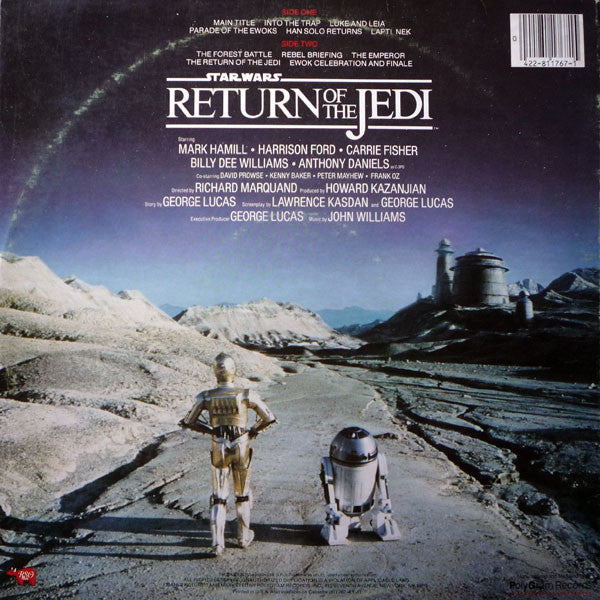 John Williams - Star Wars / Return Of The Jedi (The Original Motion Picture Soundtrack) - LP 2