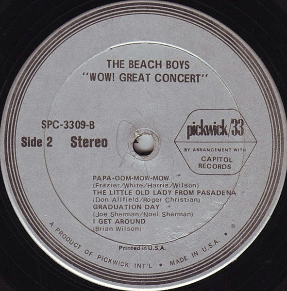 The Beach Boys - Wow! Great Concert! - LP 4