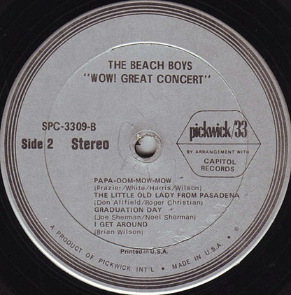 The Beach Boys - Wow! Great Concert! - LP 4