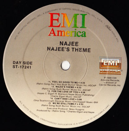 Najee - Najee's Theme - LP 4