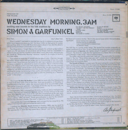Simon & Garfunkel - Wednesday Morning, 3 A.M. - LP 2