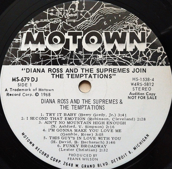 Diana Ross & The Supremes Join The Temptations - Diana Ross & The Supremes Join The Temptations - LP 3