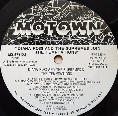 Diana Ross & The Supremes Join The Temptations - Diana Ross & The Supremes Join The Temptations - LP 3
