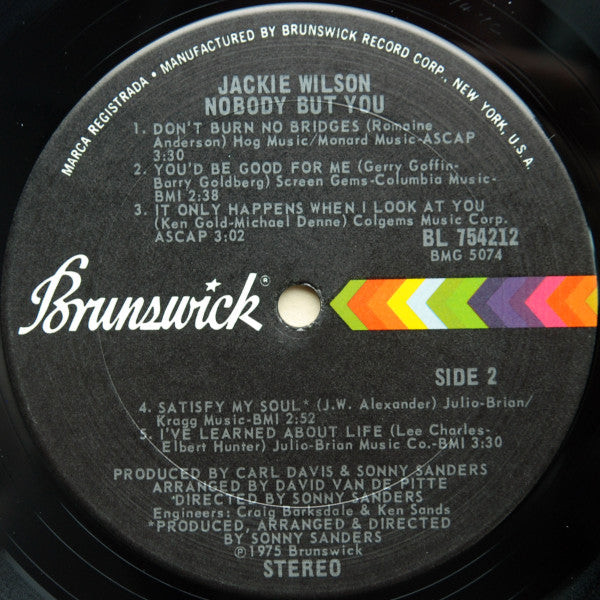 Jackie Wilson - Nobody But You - LP 4