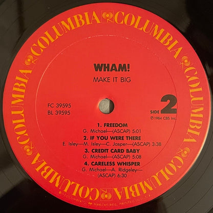 Wham! - Make It Big - LP 5