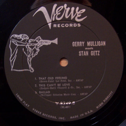 Gerry Mulligan Meets Stan Getz - Gerry Mulligan Meets Stan Getz - LP 4
