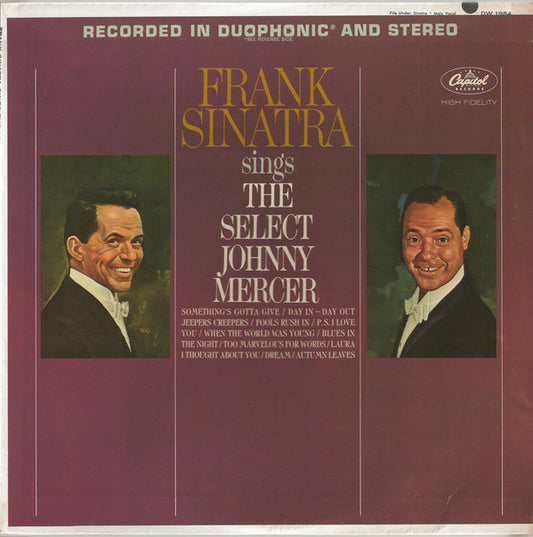 Frank Sinatra - Sings the Select Johnny Mercer - LP