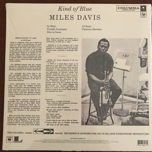 Miles Davis - Kind Of Blue - LP 2