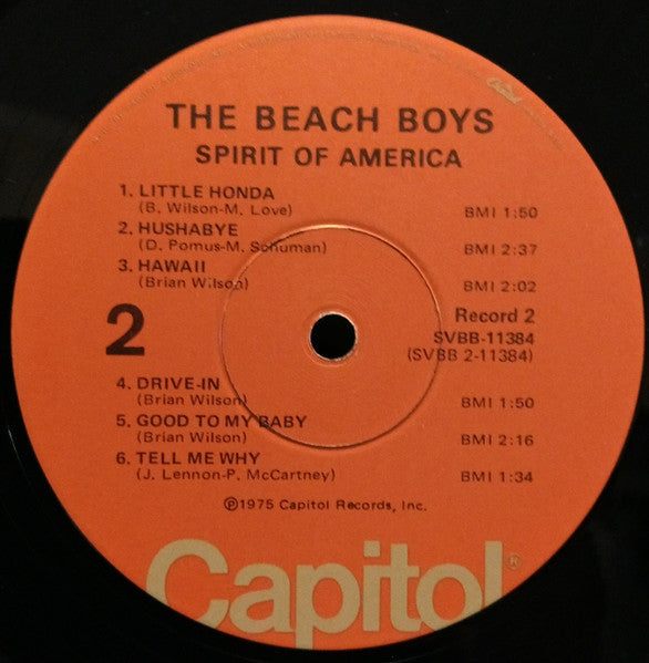 The Beach Boys - Spirit Of America - Vinyl, LP, Compilation 7