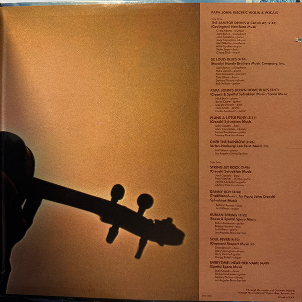 Papa John Creach - Papa John Creach - LP 3