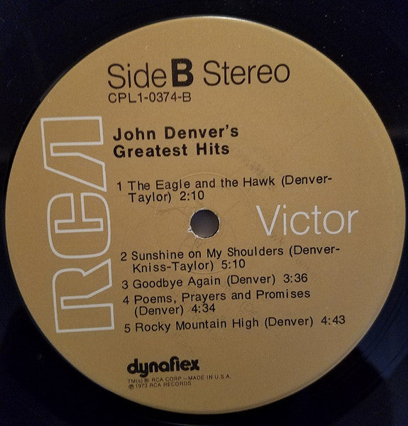 John Denver - John Denver's Greatest Hits - Vinyl, LP, Compilation, Reissue, Stereo 4