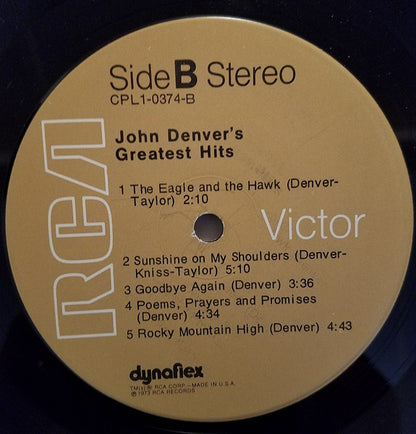John Denver - John Denver's Greatest Hits - Vinyl, LP, Compilation, Reissue, Stereo 4