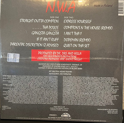 N.W.A. - Straight Outta Compton - LP 3