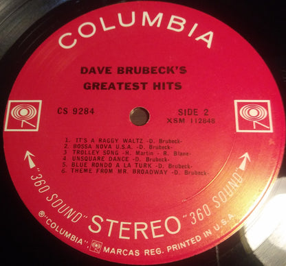 Dave Brubeck - Dave Brubeck's Greatest Hits - LP 4