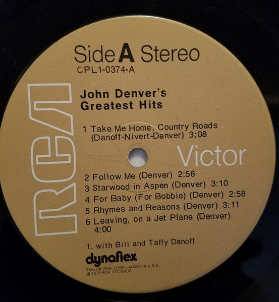 John Denver - John Denver's Greatest Hits - Vinyl, LP, Compilation, Reissue, Stereo 3