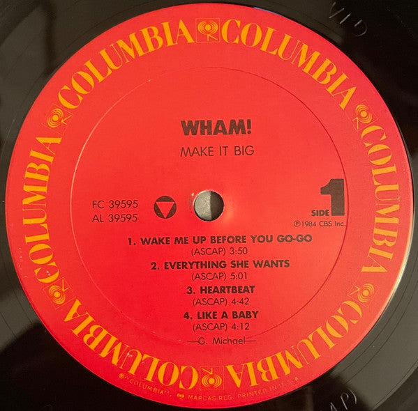 Wham! - Make It Big - LP 4