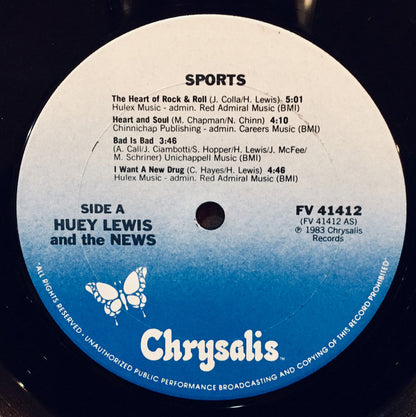 Huey Lewis And The News - Sports - LP 3