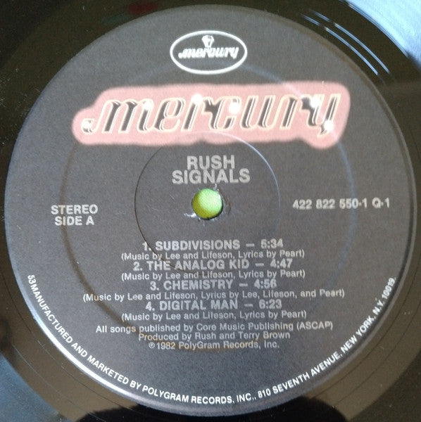Rush - Signals - LP 3