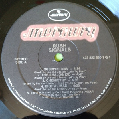 Rush - Signals - LP 3
