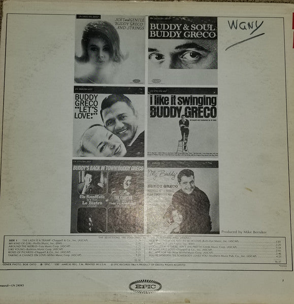 Buddy Greco - Greatest Hits - LP 3