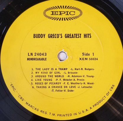 Buddy Greco - Greatest Hits - LP 2