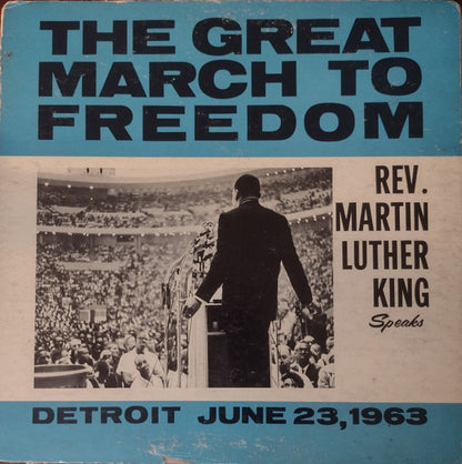 Rev. Martin Luther King - The Great March To Freedom - LP