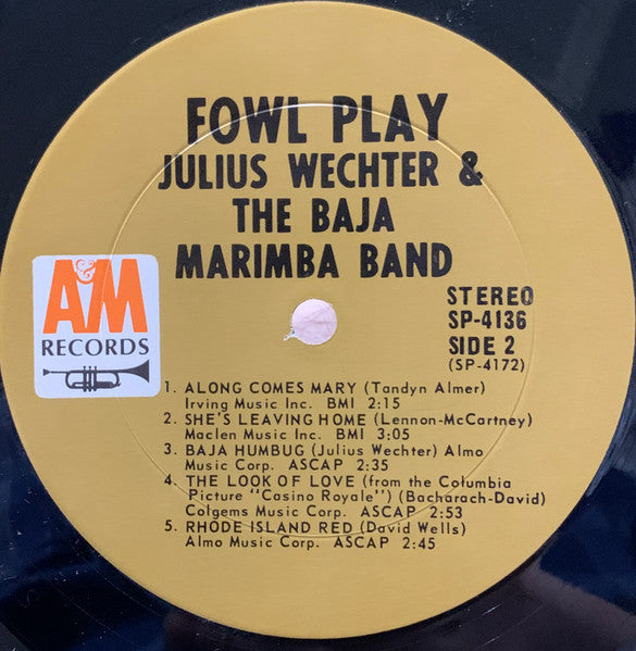 Julius Wechter And The Baja Marimba Band - Fowl Play - LP 4