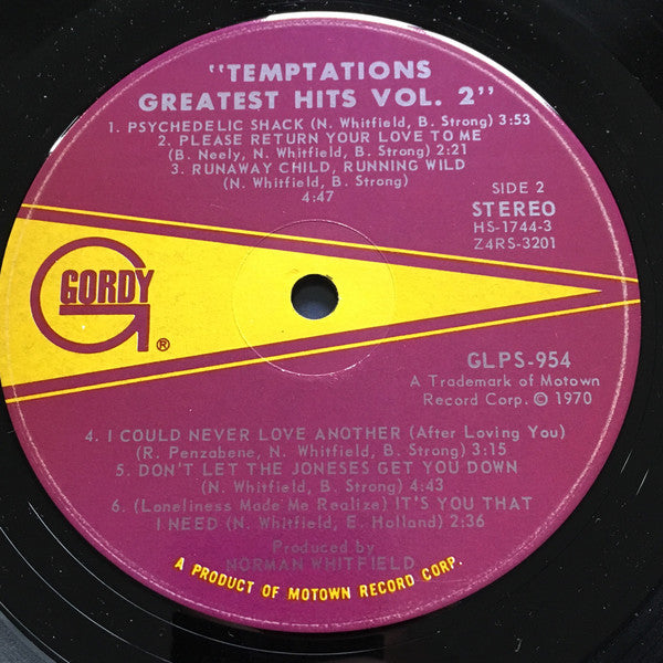 Temptations - Greatest Hits II - LP 4