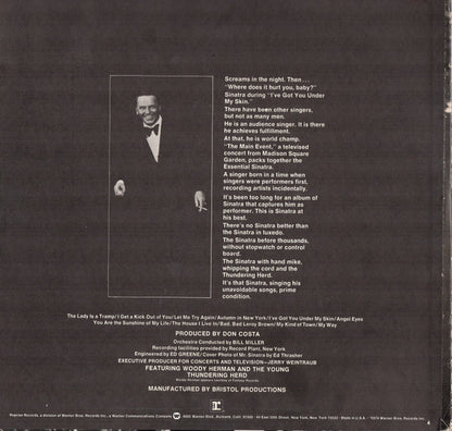 Frank Sinatra - The Main Event (Live) - LP 2