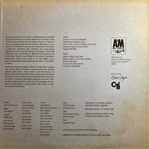 Wes Montgomery - A Day In The Life - LP 3