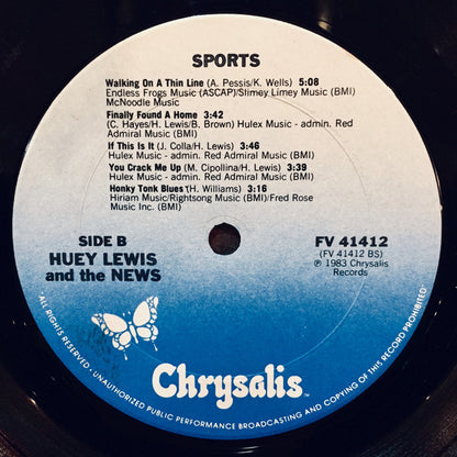 Huey Lewis And The News - Sports - LP 4