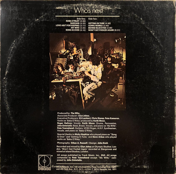The Who - Who's Next - LP 2