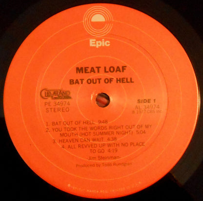 Meat Loaf - Bat Out Of Hell - LP 3