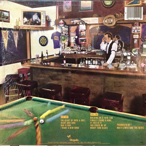 Huey Lewis And The News - Sports - LP 2