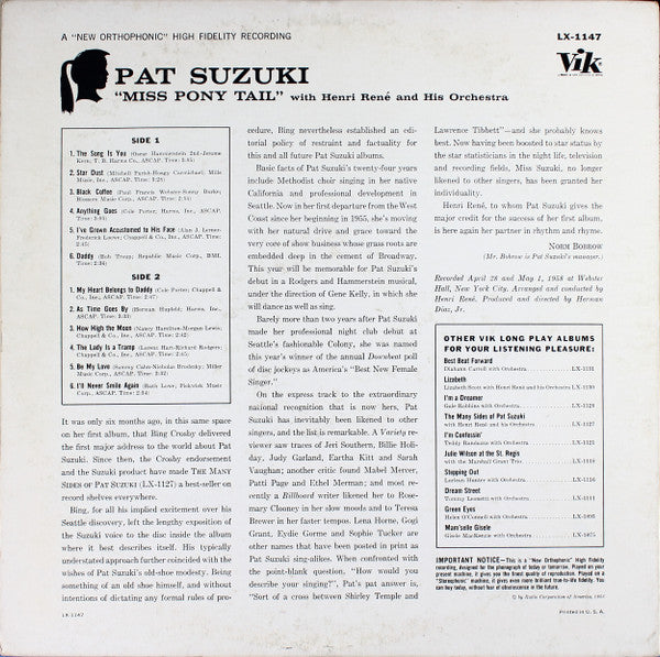 Pat Suzuki - Pat Suzuki - LP 3