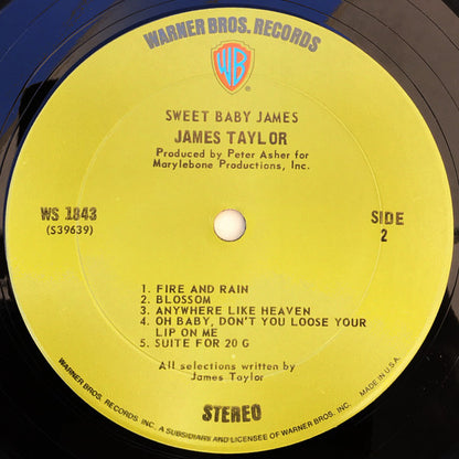 James Taylor - Sweet Baby James - LP 4