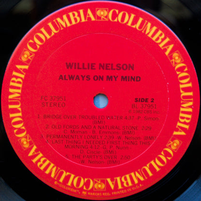 Willie Nelson - Always On My Mind - LP 4