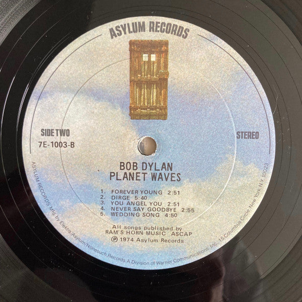 Bob Dylan - Planet Waves - LP 4