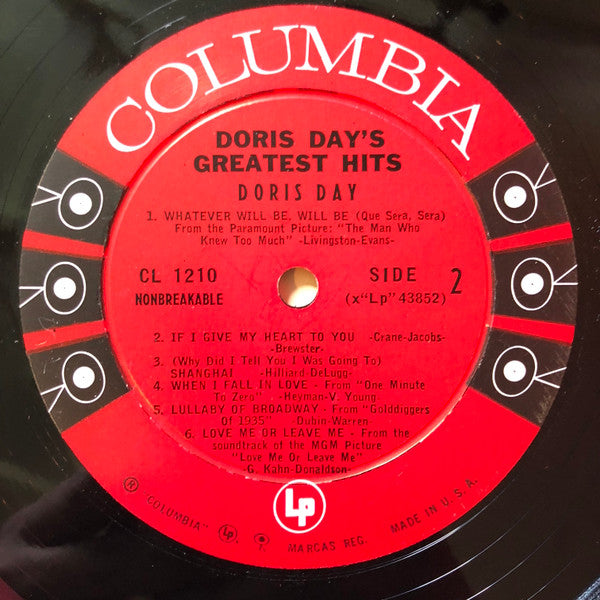 Doris Day - Doris Day's Greatest Hits - LP 4