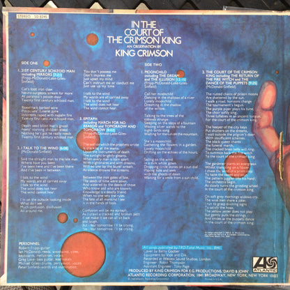 King Crimson - In The Court Of The Crimson King (An Observation By King Crimson) - LP 3