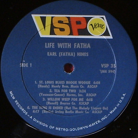 Earl Hines - Life With Fatha - LP 2